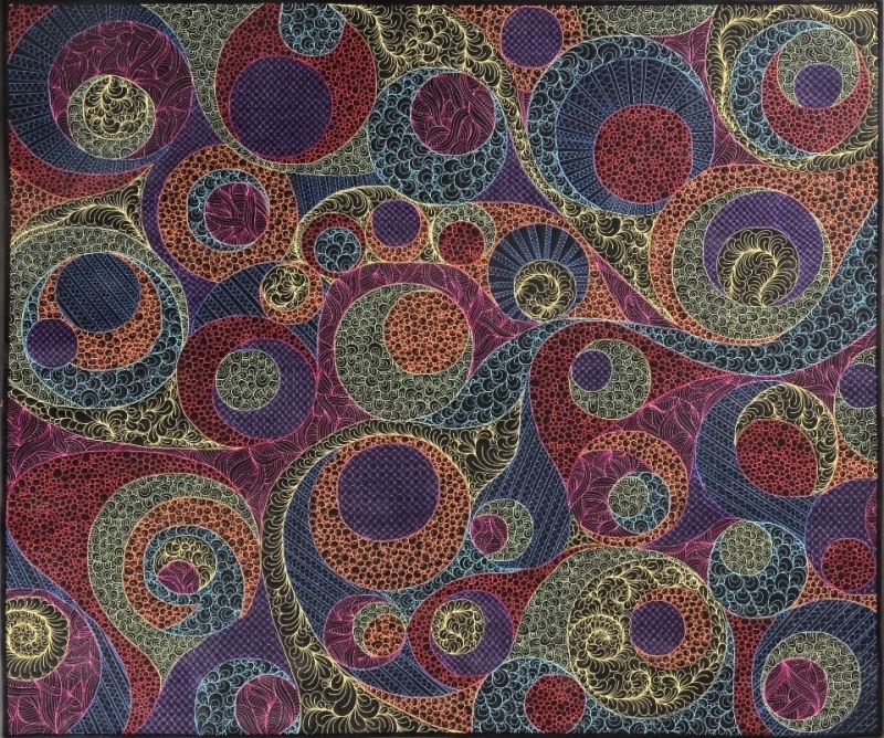 Albert Hofmann's Obit 62H x 52W 2009 $6,250